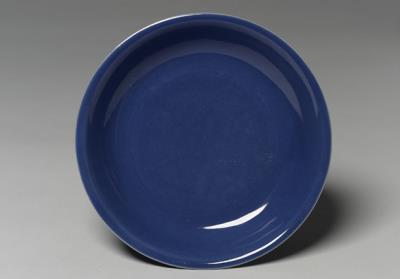 图片[2]-Dish with floral decoration in coblat blue glaze, Ming dynasty, Jiajing reign (1522-1566)-China Archive